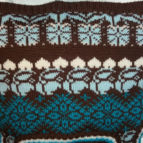 Moda International Cropped Multi Color Sweater - Picture 8 of 8